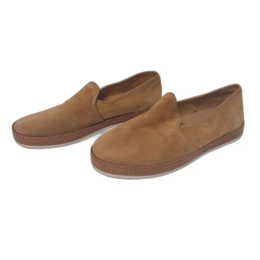 Vince Tan Suede Loafers slip on minimalist 10
